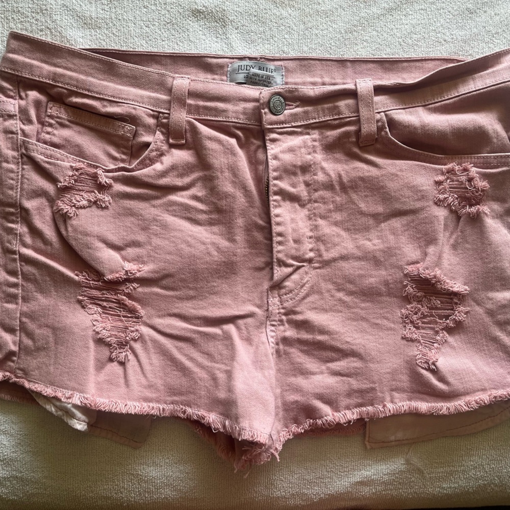 Judy Blue Blush Denim Shorts